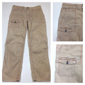 ANTHROPOLOGIE Beige/Tan THE WANDERER Cargo Pockets Pant Jeans